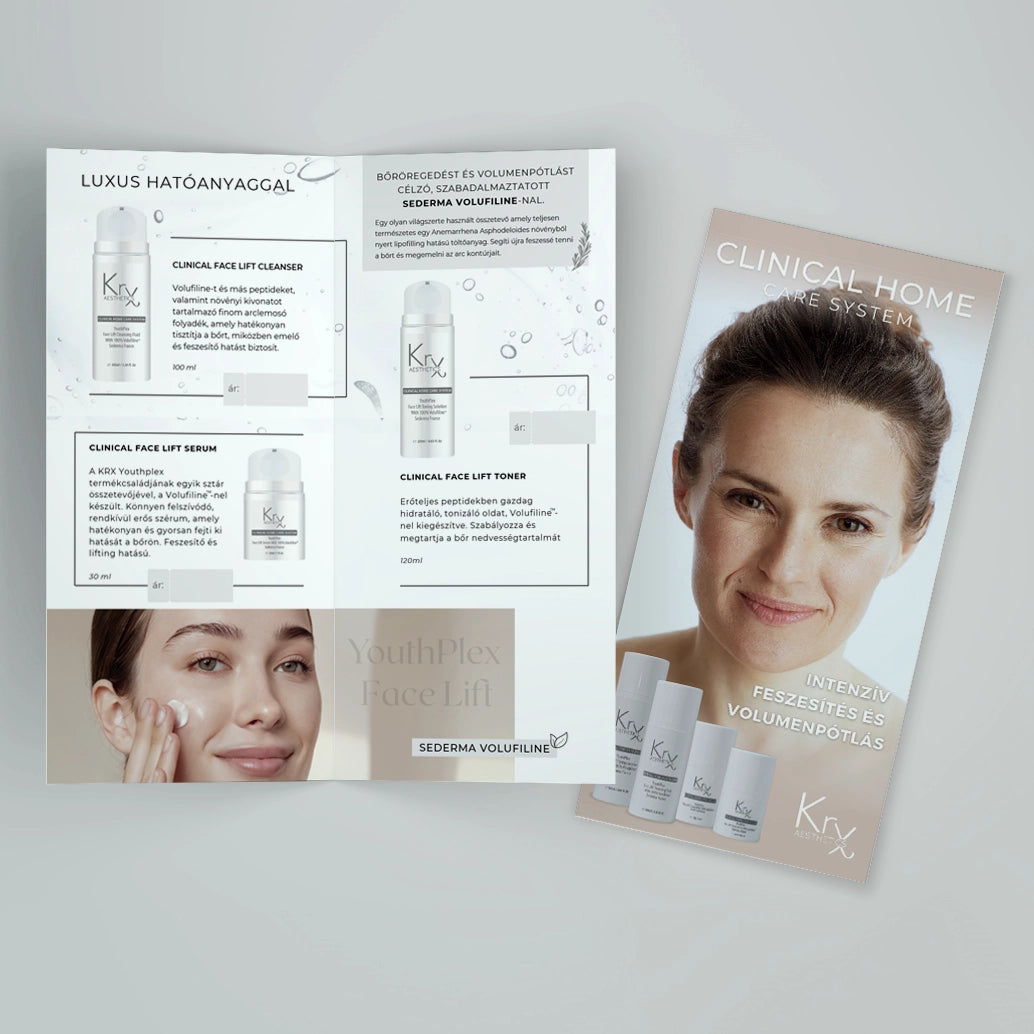 Clinical lakossági termékismertető brosúra