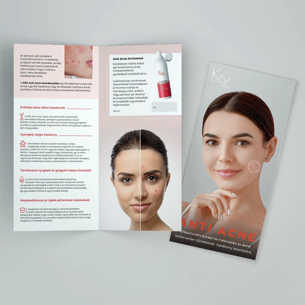 ACNE lakossági termékismertető brosúra