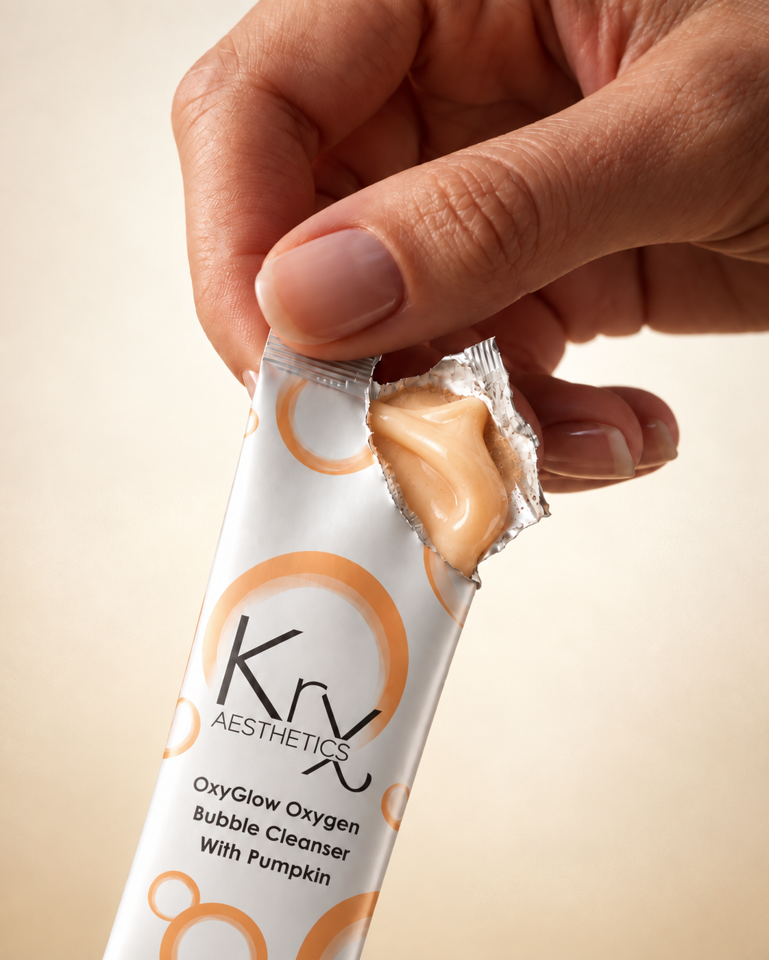 ÚJ KRX OxyGlow Bubble Cleanser sütőtök HAMAROSAN