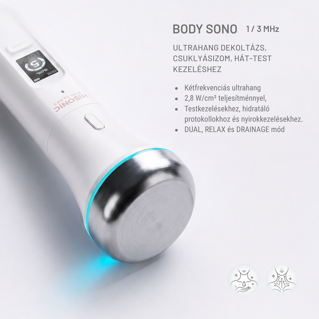 HiSONIC Cordless BODY SONO ultrahangos testkezelő készülék