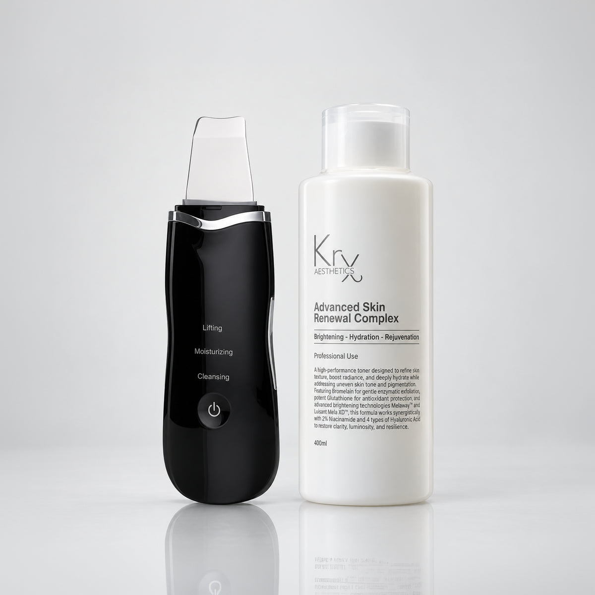 Hidroabráziós arckezelő + KRX bőrmegújító toner Csomagajánlat!