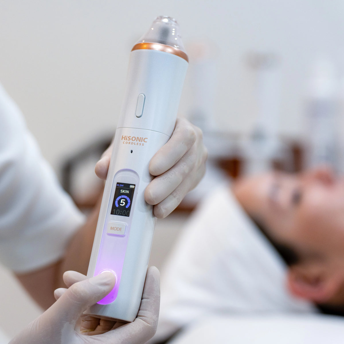 Szállítás alatt! Elérhető: Nov. 09. HiSONIC Cordless PLASMA – professzionális arcbőr- és fejbőrkezelő