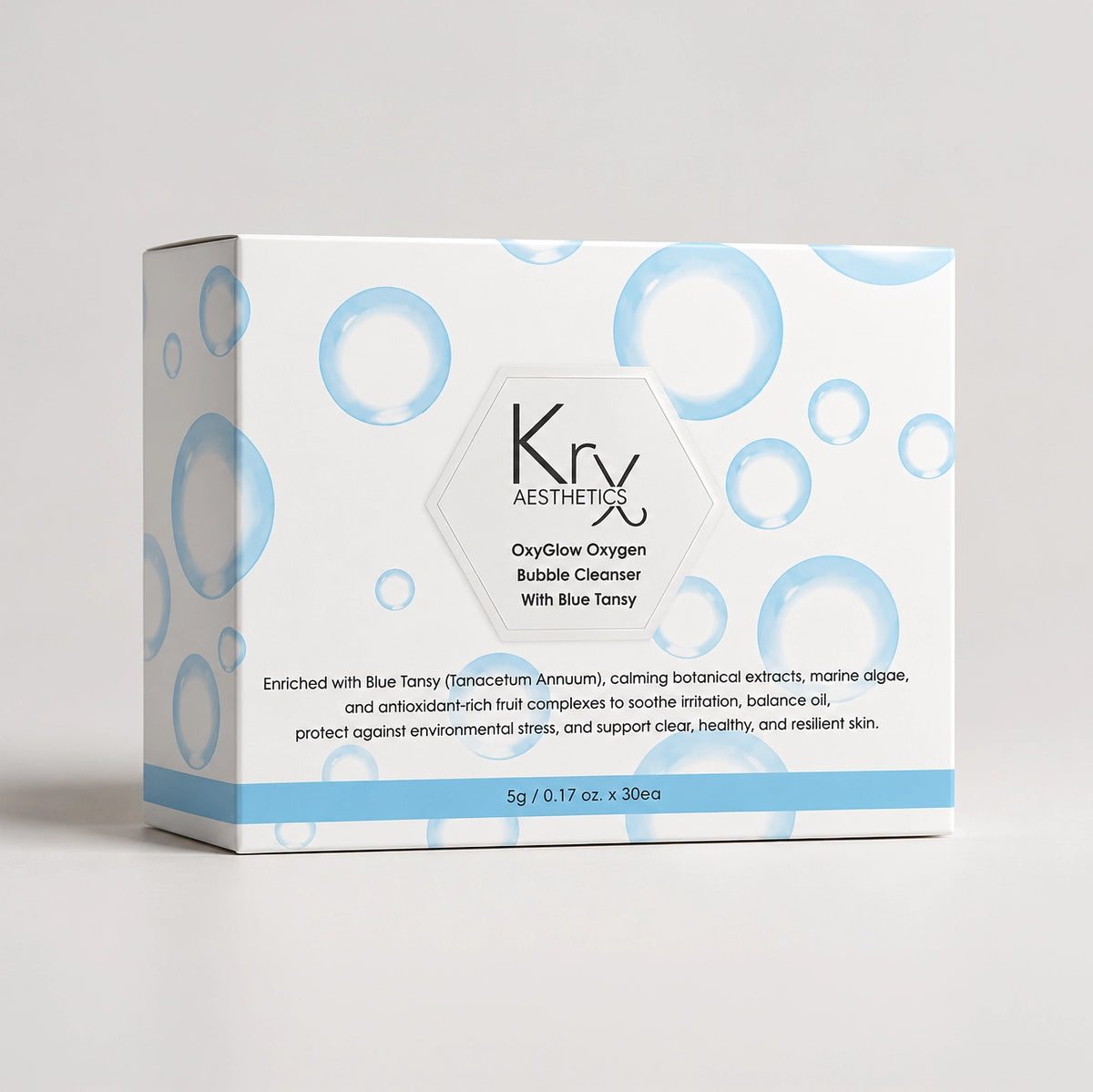 ÚJ KRX OxyGlow Bubble Cleanser kék varádics