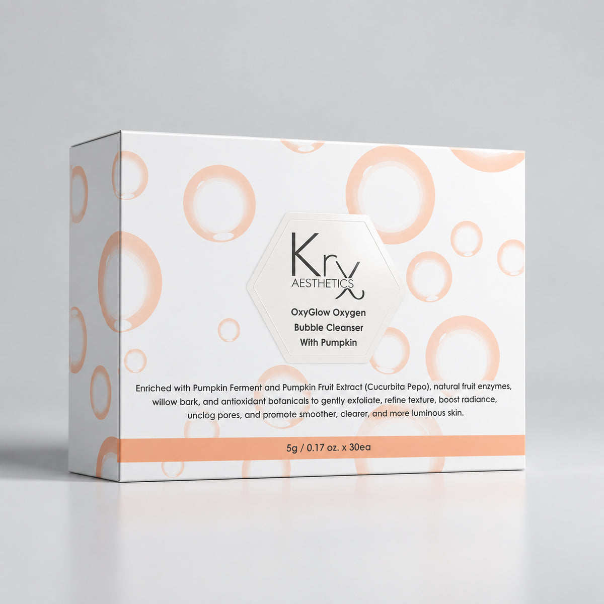 ÚJ KRX OxyGlow Bubble Cleanser sütőtök HAMAROSAN