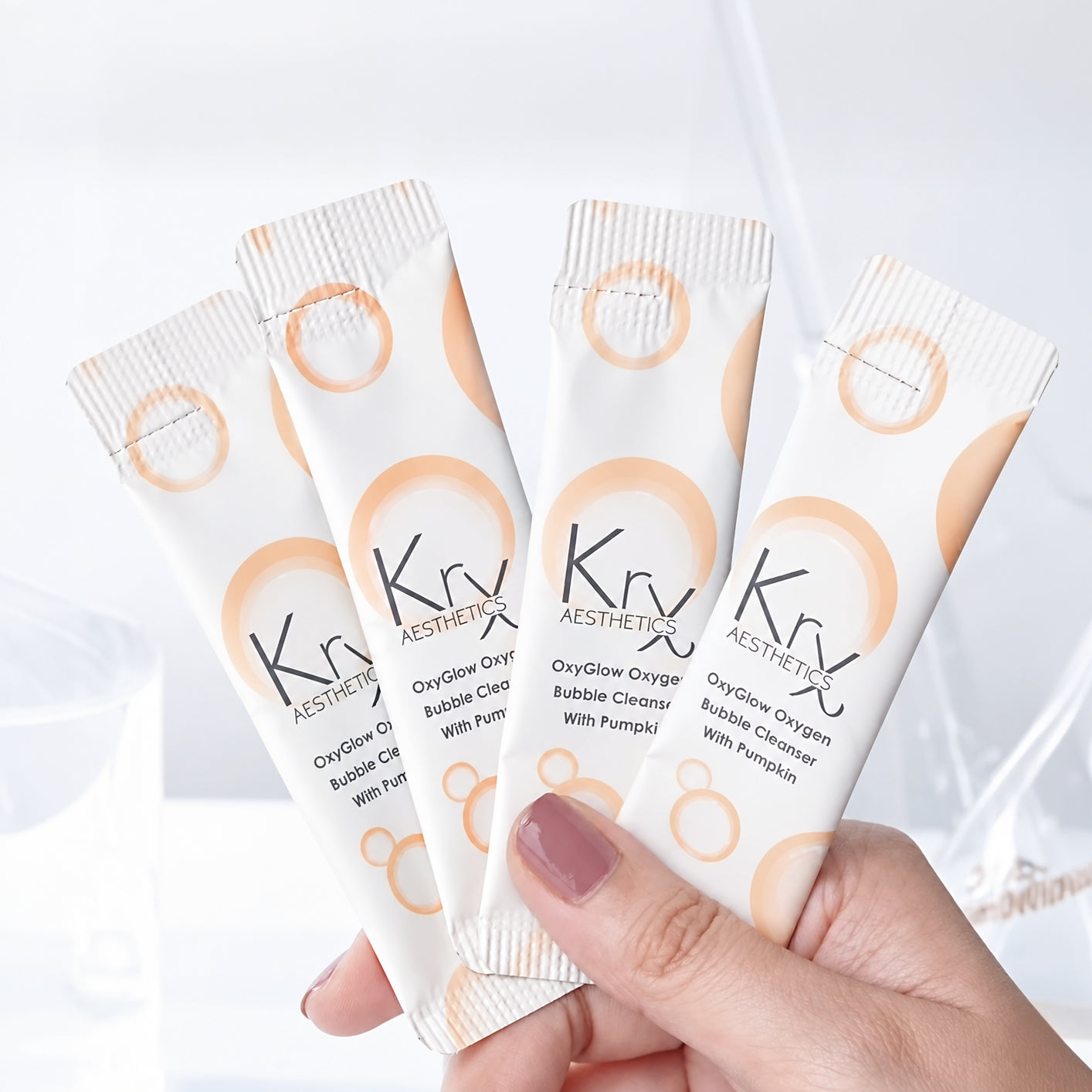 ÚJ KRX OxyGlow Bubble Cleanser sütőtök HAMAROSAN