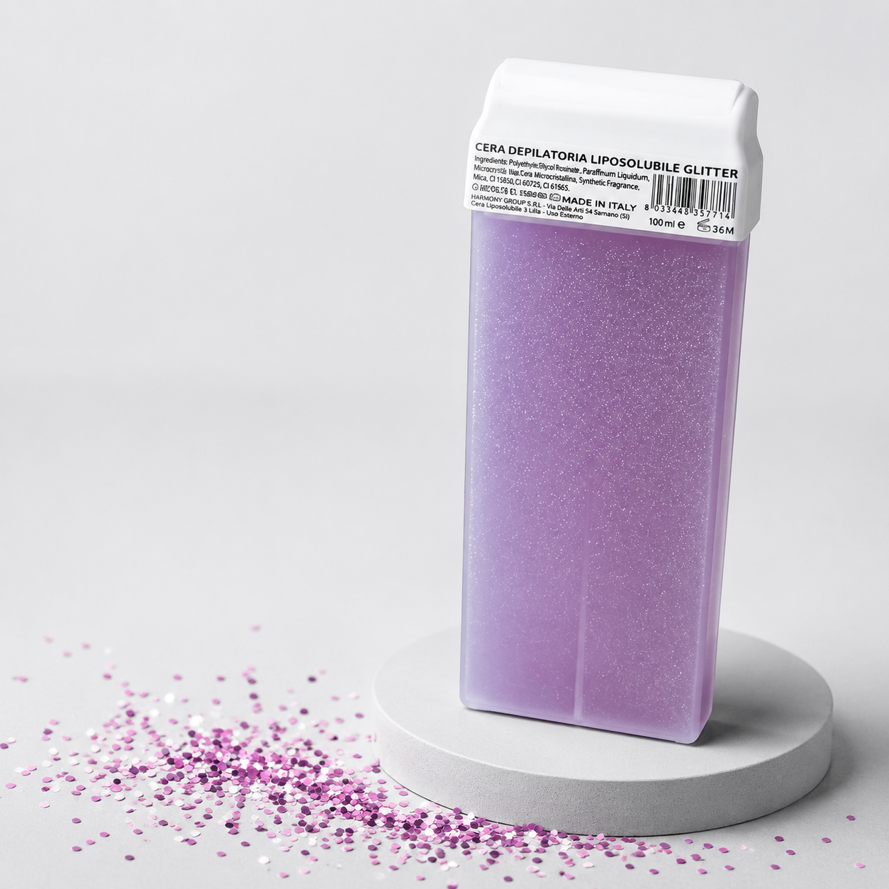 Elasztikus gél wax patronos (glitter)