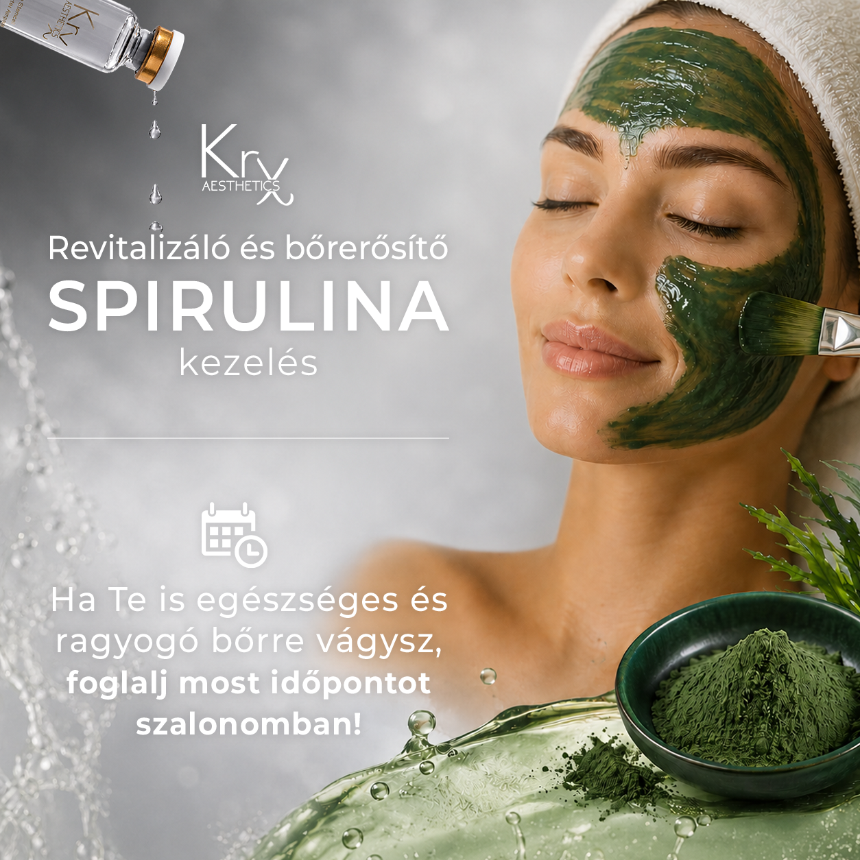 KRX SPIRULINA Rituál kezelési protokoll